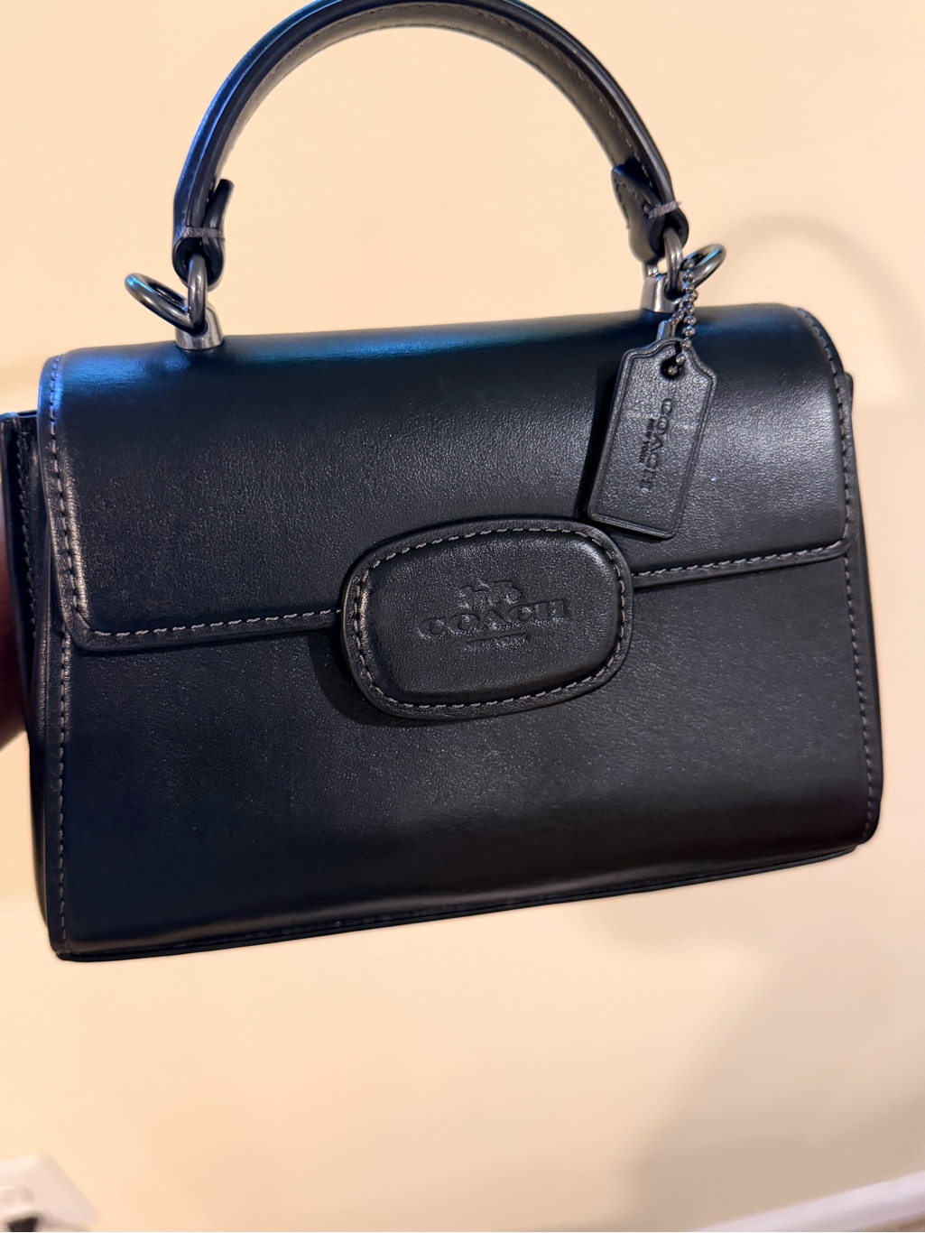 Coach Black Eliza Crossbody Top-Handle Bag